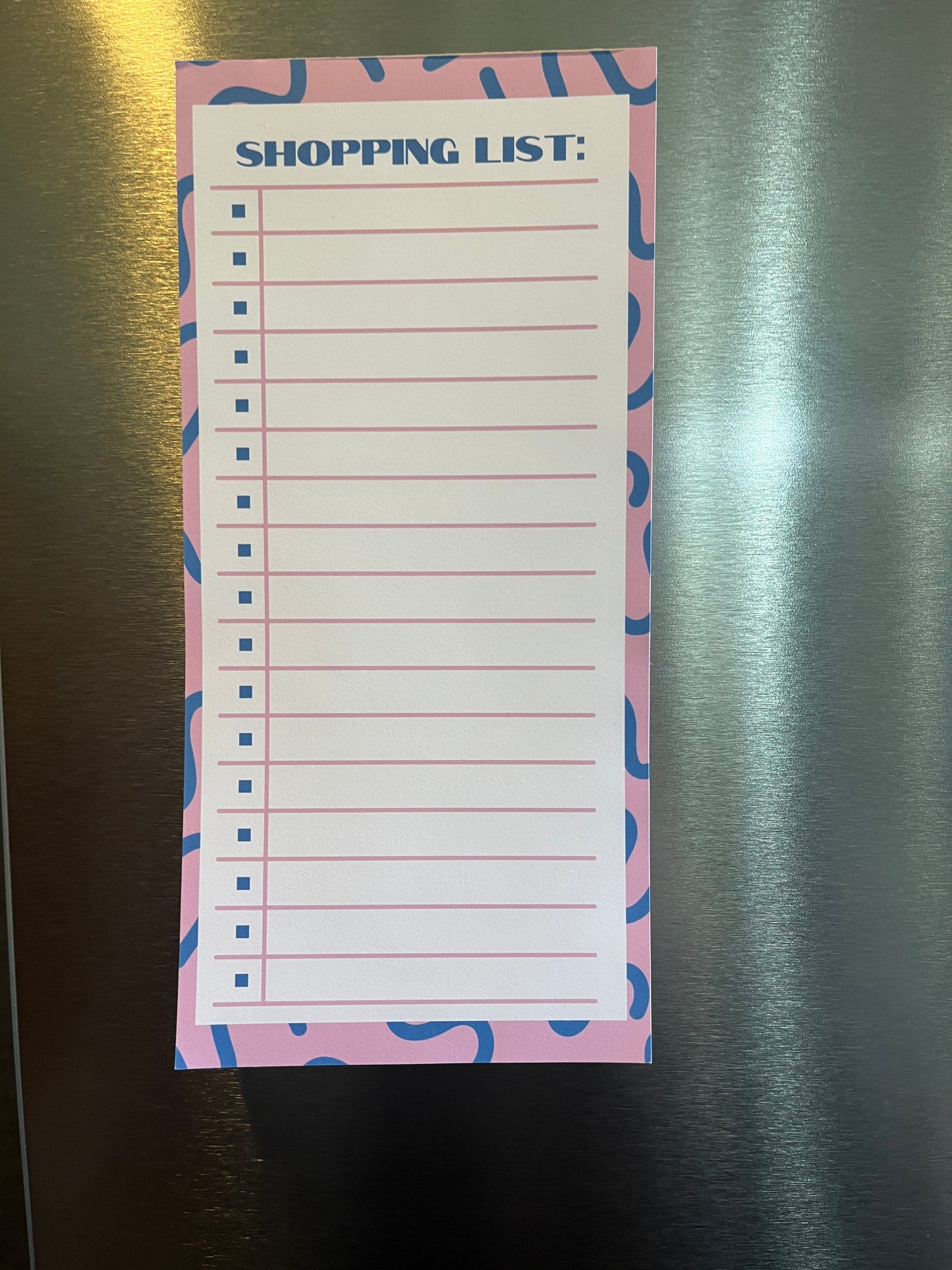 Squiggles Shopping List