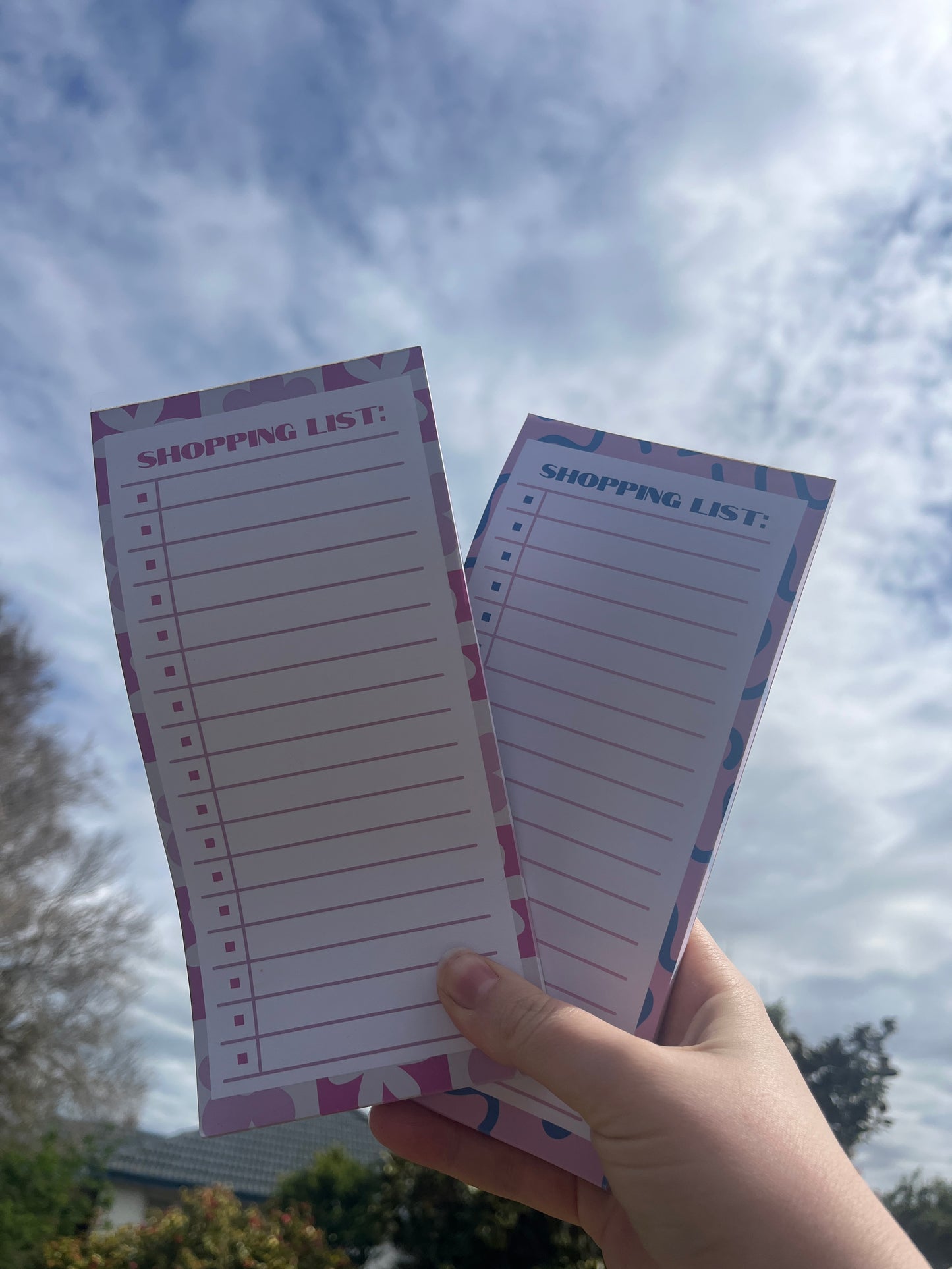 Squiggles and Flowers Shopping List Bundle