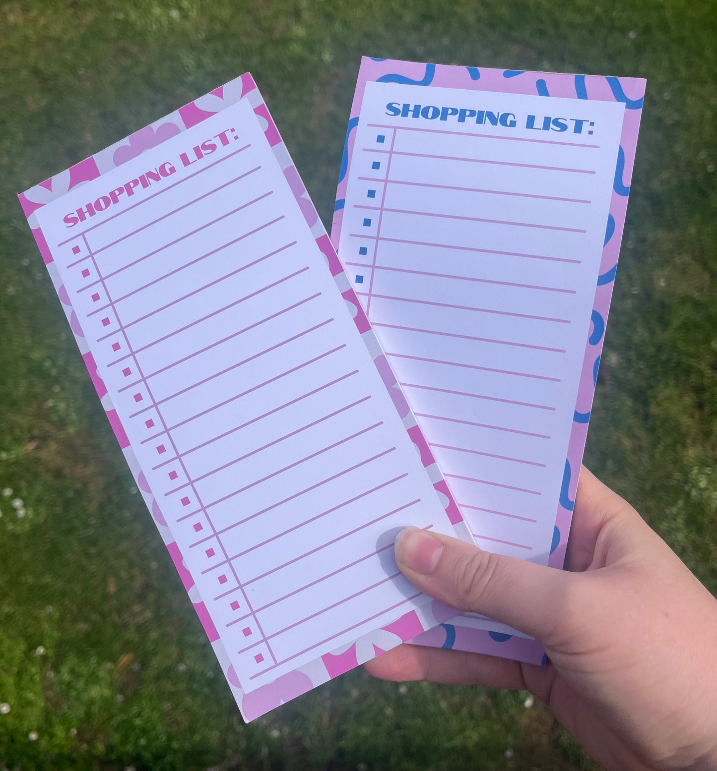 Squiggles and Flowers Shopping List Bundle