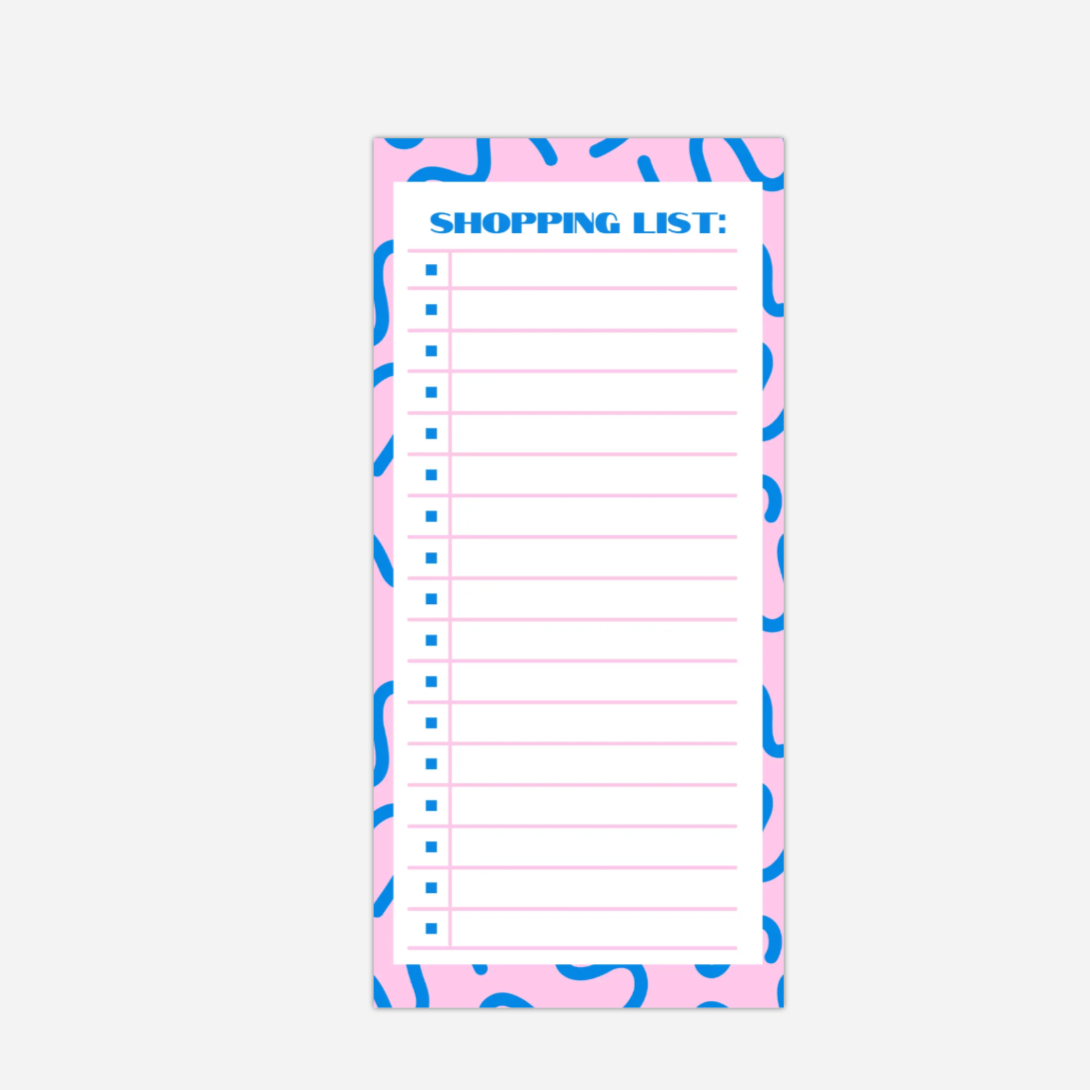 Squiggles Shopping List